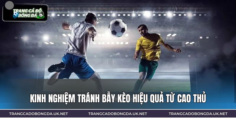 Kinh nghiệm tránh bẫy kèo hiệu quả từ cao thủ